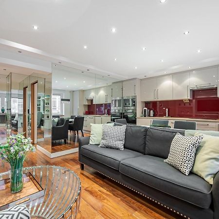 Elegant Ground Floor Apartment With Ac In Knightsbridge Steps Away From Harrods London Luaran gambar