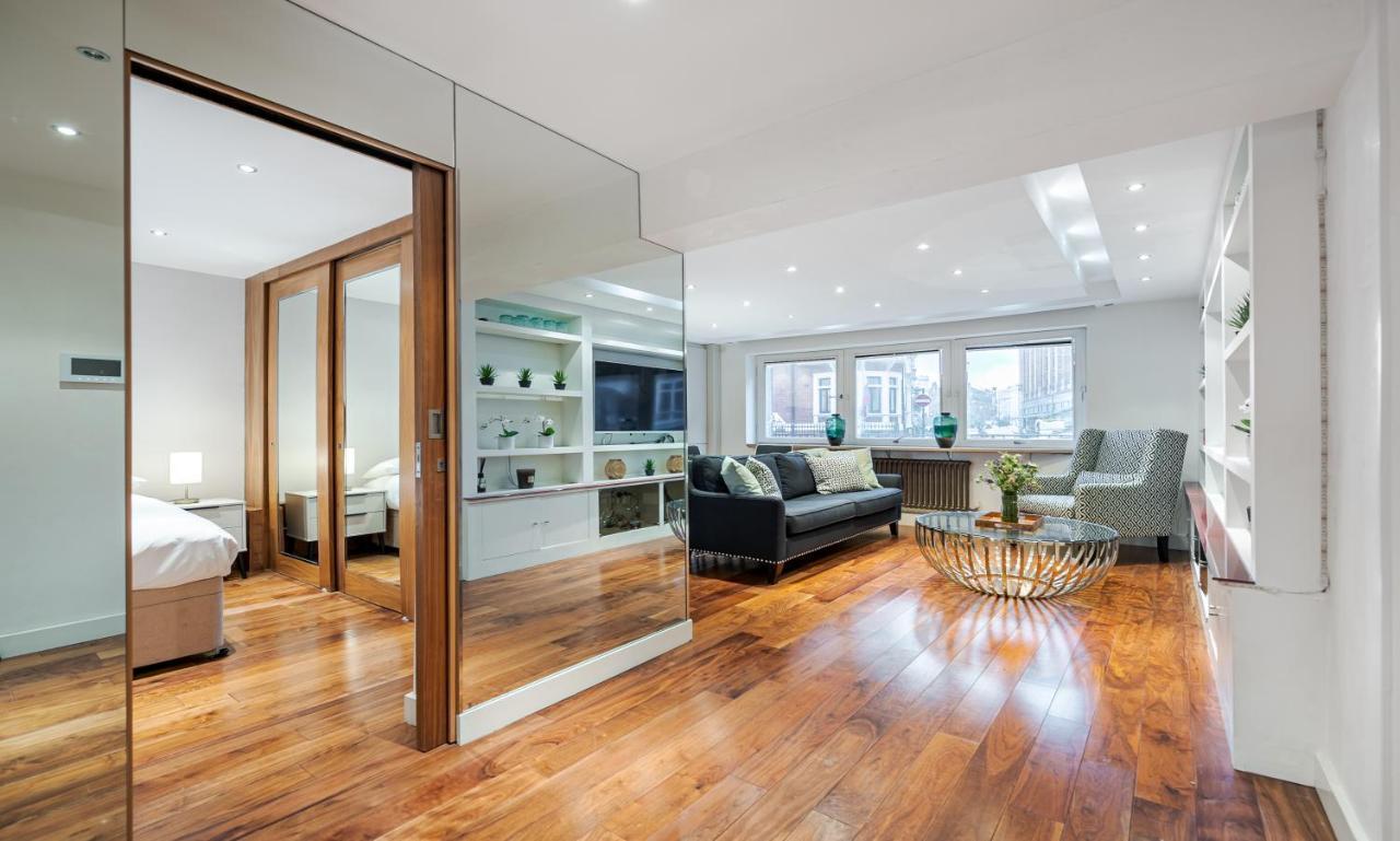 Elegant Ground Floor Apartment With Ac In Knightsbridge Steps Away From Harrods London Luaran gambar