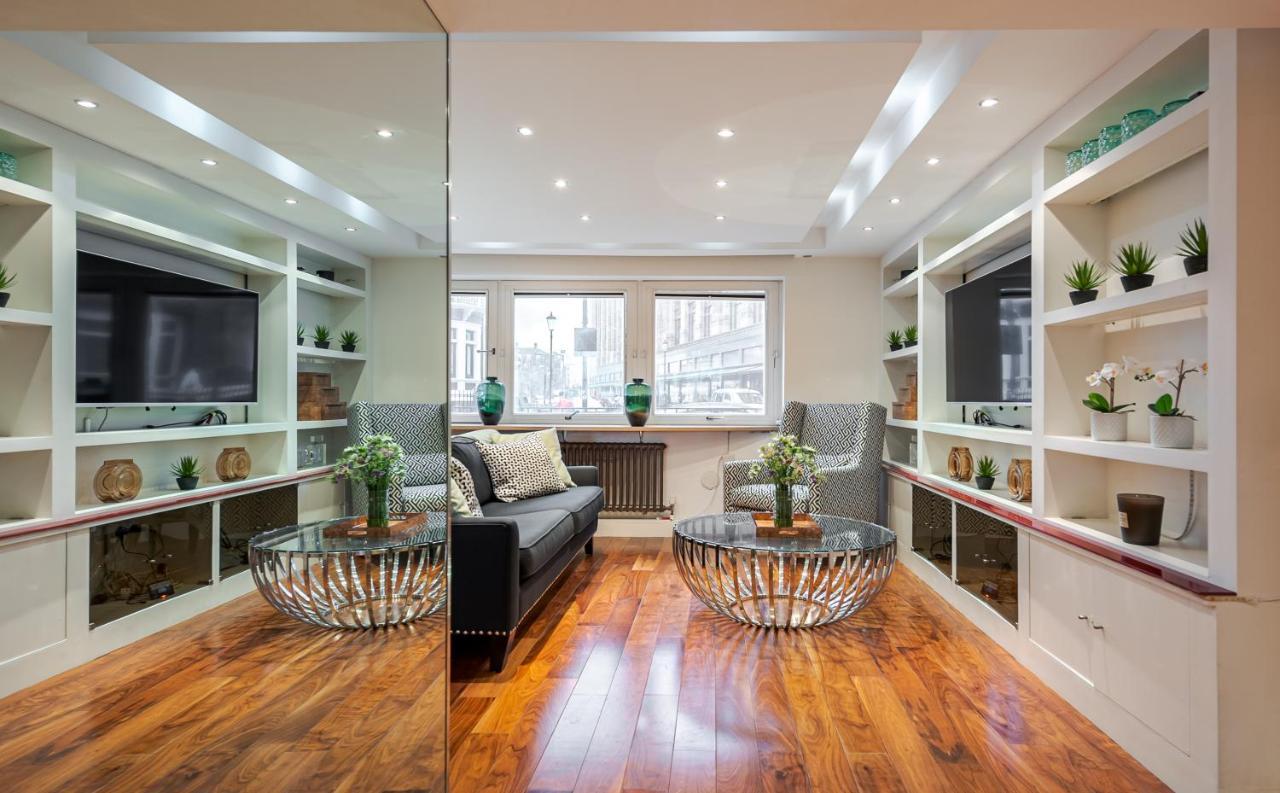 Elegant Ground Floor Apartment With Ac In Knightsbridge Steps Away From Harrods London Luaran gambar